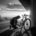 Gravelbike-Reidendruck